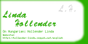linda hollender business card